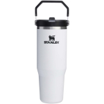 Copo térmico Stanley 890ml com palhinha rebatível à prova de fugas cor branco