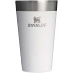 Copo empilhável de parede dupla com isolamento a vácuo 470ml Stanley cor branco