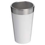 Copo empilhável de parede dupla com isolamento a vácuo 470ml Stanley cor branco segunda vista traseira