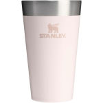 Copo empilhável de parede dupla com isolamento a vácuo 470ml Stanley cor cor-de-rosa claro