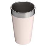 Copo empilhável de parede dupla com isolamento a vácuo 470ml Stanley cor cor-de-rosa claro segunda vista traseira