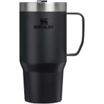 Caneca térmica em aço inoxidável com tampa antissalpicos 710ml Stanley cor preto