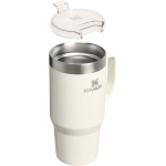 Caneca térmica em aço inoxidável com tampa antissalpicos 710ml Stanley cor bege segunda vista