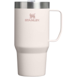 Caneca térmica em aço inoxidável com tampa antissalpicos 710ml Stanley cor cor-de-rosa claro