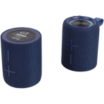 Coluna separável 2em1 Prixton 30 W com som envolvente cor azul segunda vista