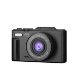 Câmara digital Prixton 64 MP com ecrã IPS rebatível de 3'' cor preto