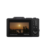 Câmara digital Prixton 64 MP com ecrã IPS rebatível de 3'' cor preto segunda vista traseira