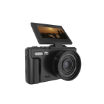 Câmara digital Prixton 64 MP com ecrã IPS rebatível de 3'' cor preto segunda vista