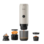 Máquina de café portátil pressão 15bar e recarregável 80ml Prixton cor bege segunda vista