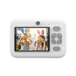 Câmara instantânea infantil com impressão 1.300 mAh Prixton cor branco segunda vista traseira