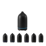 Humidificador Prixton com luz LED de 7 cores e temporizador cor preto segunda vista