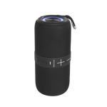 Coluna sem fios com microfone e carregamento USB-C Prixton 30 W cor preto terceira vista frontal