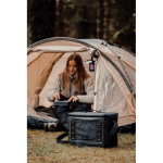 Geleira portátil grande com forro anti-derrames Nordic Drift Storm 20L cor preto vista de ambiente