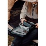 Saco térmico para almoço com bolso exterior e alça Nordic Drift Storm cor preto vista de ambiente