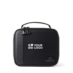 Saco térmico para almoço com bolso exterior e alça Nordic Drift Storm cor preto vista principal
