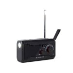 Rádio de emergência com powerbank Nordic Drift Titan 4000mAh cor preto terceira vista