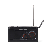 Rádio de emergência com powerbank Nordic Drift Titan 4000mAh cor preto vista principal