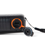 Lanterna de emergência com manivela 2000mAh Nordic Drift Everest cor preto quinta vista