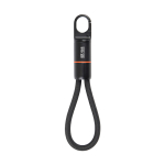 Cabo carregamento rápido USB-C com mosquetão Nordic Drift Everest 60W cor preto vista principal
