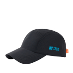 Boné leve de 5 painéis com FPS 50+ 115 g/m² Nordic Drift cor preto vista principal