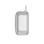 Adaptador carregamento inteligente USB-C proteção contra sobrecarga 140W cor prateado quarta vista