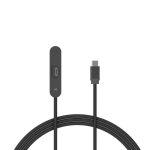 Cabo carregamento USB-C para USB-C suporte ajustável para telemóvel 65W cor preto terceira vista