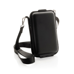 Estojo rígido organizador de viagem com fita de pescoço Swiss Peak cor preto