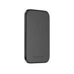 Powerbank ultrafina de 4 mm com carregamento sem fios 3000 mAh cor preto segunda vista