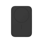 Powerbank ultrafina de 4 mm com carregamento sem fios 3000 mAh cor preto terceira vista