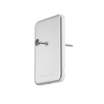 Powerbank magnética QI2.2 ultrafina em alumínio reciclado 5000 mAh cor prateado vista décima segunda