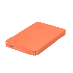 Power bank magnético ecológico com carregamento sem fios 15W 5000 mAh cor cor-de-laranja