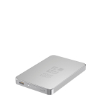 Power bank magnético ecológico com carregamento sem fios 15W 5000 mAh cor prateado vista principal
