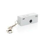 Câmara instantânea estilo porta-chaves com ecrã a cores e USB-C 720P cor branco