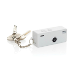 Câmara instantânea estilo porta-chaves com ecrã a cores e USB-C 720P cor branco segunda vista