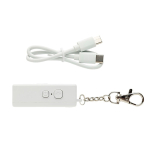 Câmara instantânea estilo porta-chaves com ecrã a cores e USB-C 720P cor branco sétima vista