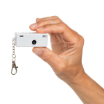 Câmara instantânea estilo porta-chaves com ecrã a cores e USB-C 720P cor branco oitava vista