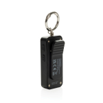Alarme pessoal compacto recarregável por USB-C com luz LED 150 dB cor preto segunda vista
