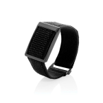 Pulseira de saúde ultrafina com app e resistência à água 1 ATM cor preto