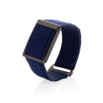 Pulseira de saúde ultrafina com app e resistência à água 1 ATM cor azul-marinho