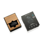 Auscultadores sem fios com cancelamento de ruído 40 mAh cor preto vista com caixa