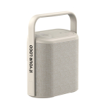 Altifalante sem fios compacto com microfone incorporado 10 W cor bege vista principal