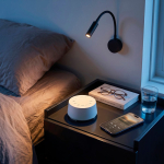 Altifalante ecológico de ruído branco com desligamento automático e 3W cor branco vista de ambiente