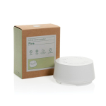 Altifalante ecológico de ruído branco com desligamento automático e 3W cor branco vista com caixa