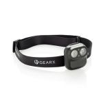 Lanterna frontal com sensor de movimento GearX 800 mAh cor preto
