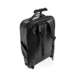 Mochila trolley de cabine com rodas e RFID Swiss Peak 22L cor preto sétima vista