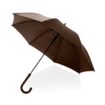 Guarda-chuva urbano com abertura automática e fibra de vidro Ø120 cor castanho