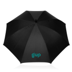 Guarda-chuva automático em fibra de vidro Swiss Peak 30'' Ø150 cor preto vista com logo
