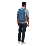 Mochila portátil com compartimento almofadado 23L 16'' Thule Indago cor azul vista décima quarta