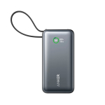 Power bank personalizável de carregamento rápido 10000 mAh Anker cor preto terceira vista