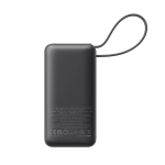 Power bank personalizável de carregamento rápido 10000 mAh Anker cor preto quarta vista